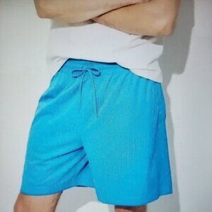 NWT Original Use Men's Blue 7" Mesh Gym Workout Shorts Drawstring Pockets Medium